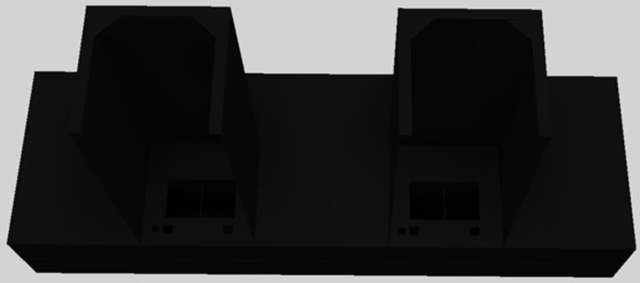 Vent-A-Hood® 66" Black Contemporary Wall Mounted Range Hood-1