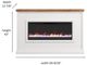 Legends Home Real Cozy Sonoma Bourbon/Jasmine White Fireplace Mantel-2