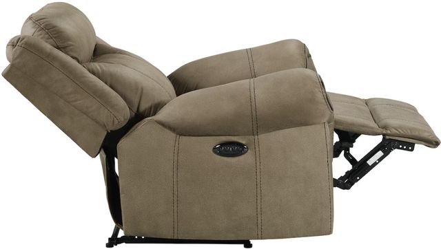 Elements International Sorrento Brown Power Glider Recliner-2