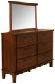 New Classic® Home Furnishings Cagney 4-Piece Chestnut California King Panel Bedroom Set-3
