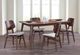 New Classic® Home Furnishings Oscar 5-Piece Natural Beige/Walnut Counter Dining Set-1