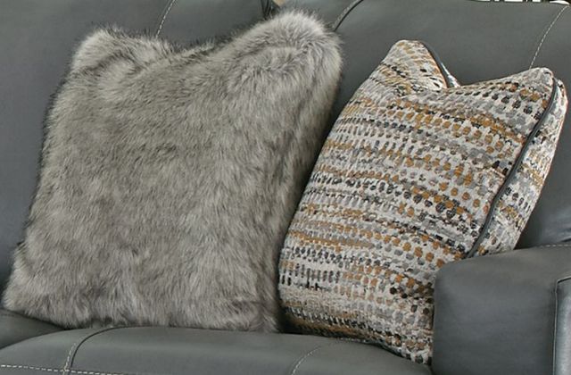 Jackson Furniture Marco Gunmetal Leather Sofa-2