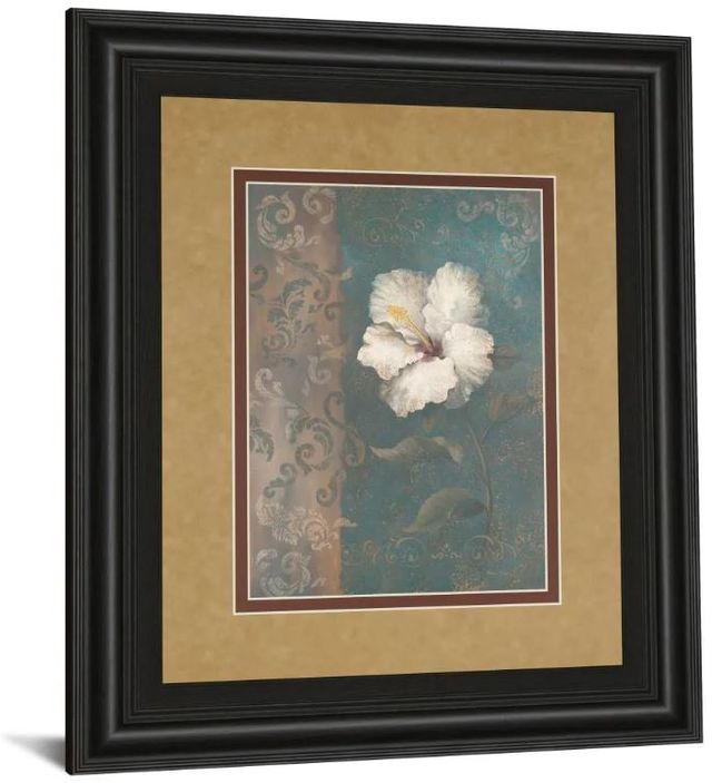 Classy Art Floral Trans Il by Vivian Flasch Framed Print Wall Art-0
