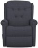 Flexsteel® Minnie Navy Manual Swivel Gliding Recliner-1