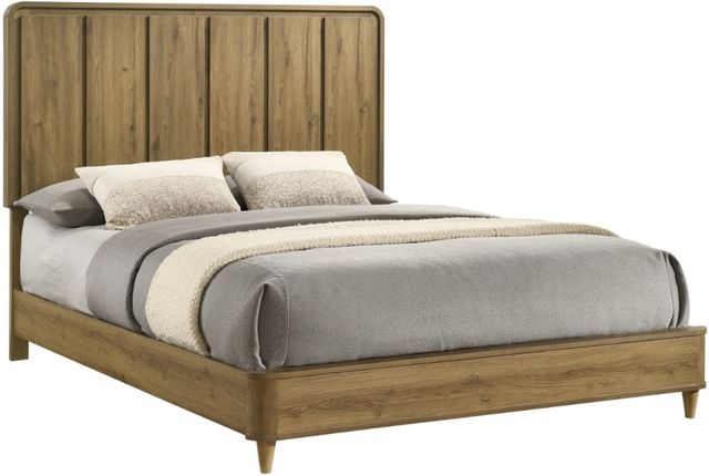Crown Mark Nyomi Light Brown Queen Panel Bed-0