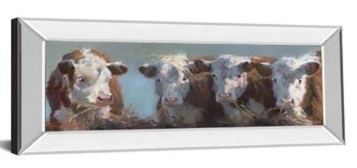 Classy Art Little Bull & The Babes by Carolyne Hawley Wall Art-1