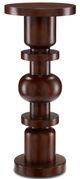 Currey & Company Sasha Dark Walnut Drinks Table-0