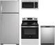 GE® 4 Piece Stainless Steel Electric Kitchen Package-0