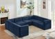 Meridian Furniture Quincy 8-Piece Navy Modular Sectional Set-2