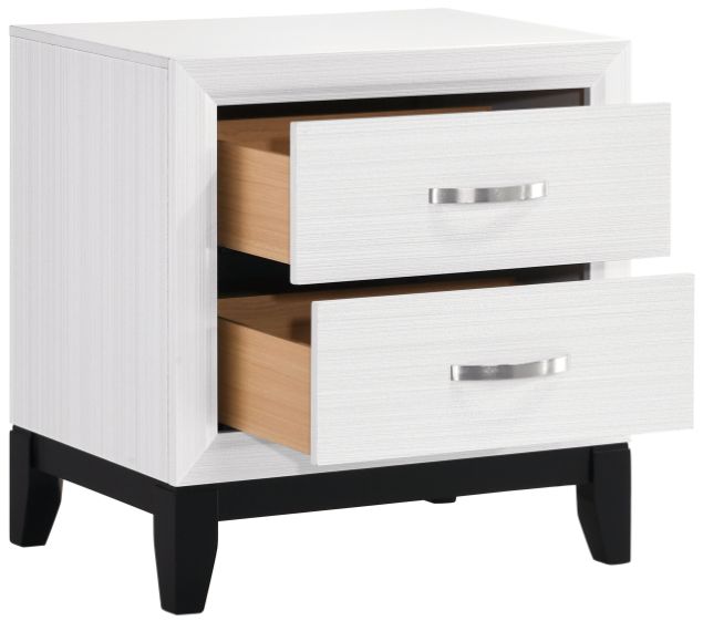 Homelegance® Davi White Nightstand-3