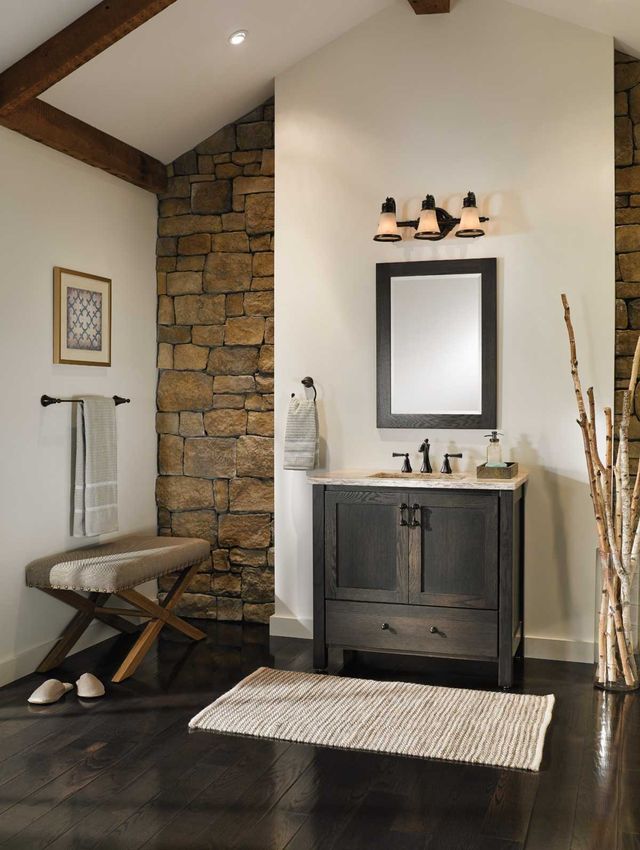 Moen® Waterhill® Oil Rubbed Bronze Three Globe Bath Light-1