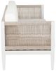 Linon Calabash White Aluminum/Fabric Outdoor 3-Seater Sofa-4