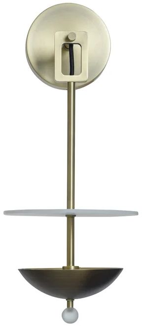 Stylecraft Bronze and Brass Wall Mount Lamp-0