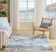Nourison Home™ Aloha Ivory Blue 5'x8' Style 2 Area Rug-1