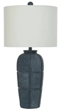 StyleCraft Indore Charcoal Table Lamp-0