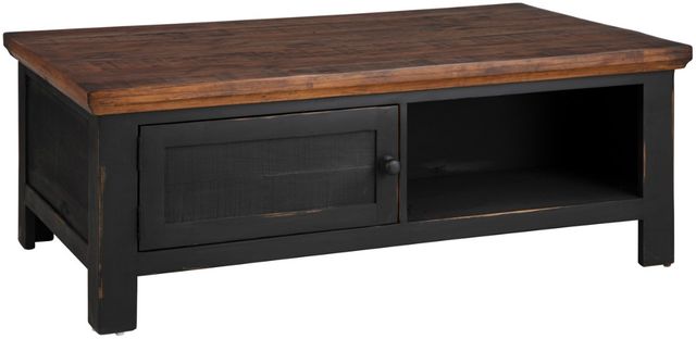 aspenhome® Mesa Antique Black Cocktail Table-0