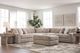 Signature Design by Ashley® Nexora-Court 5-Piece Burlap Sectional-1