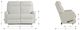 La-Z-Boy® Finley Otter Leather Manual Wall Reclining Loveseat-2