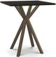 Amisco Customizable Asterisk Square Bar Table with Metal Stand-0