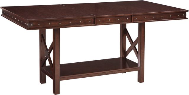 Signature Design by Ashley® Collenburg Dark Brown Counter Height Dining Table-0