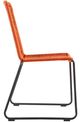 Armen Living Shasta Tange Orange Outdoor Dining Chair-2