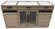 Parker House® Pure Modern Moonstone Buffet Server-0