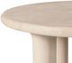 TOV Furniture Barbara Cream Textured 47" Indoor/Outdoor Round Dining Table-4