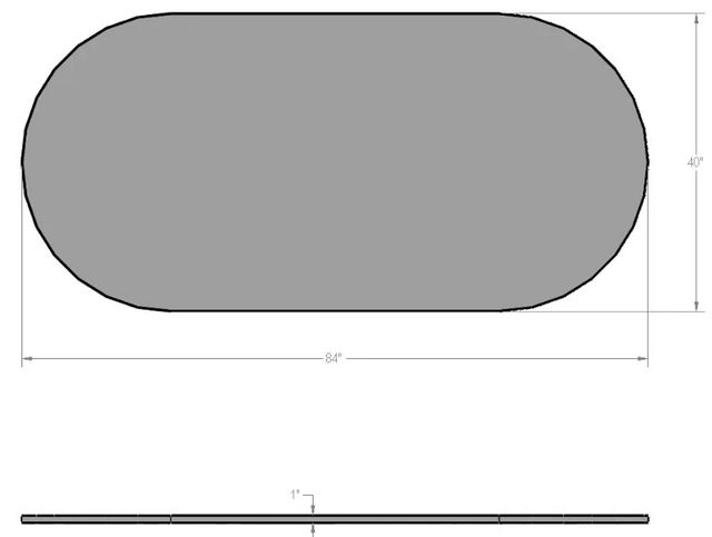 Amisco Customizable Rachel Oval Dining Table-3