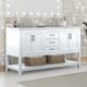 Furniture of America® Reston White 72" Vanity with Top and Sink-0