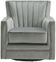 Elements International Loden Royale Metal Swivel Chair-1