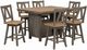 Liberty Furniture Lindsey Farm 7-Piece Gray/Sandstone Gathering Table Set-0
