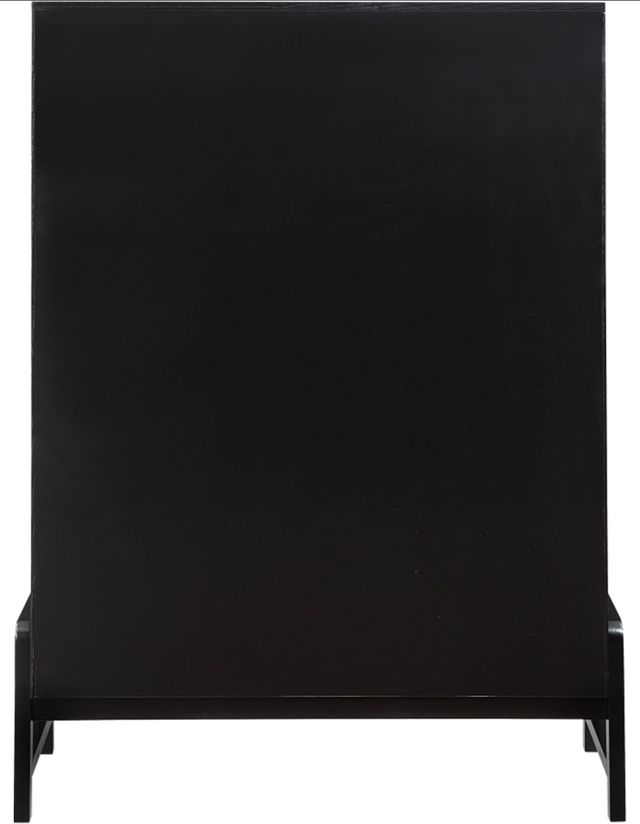 Meridian Furniture Kaya Black Vegan Leather Chest-2