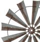 A & B Home Gray Iron Windmill Wall Decor-1