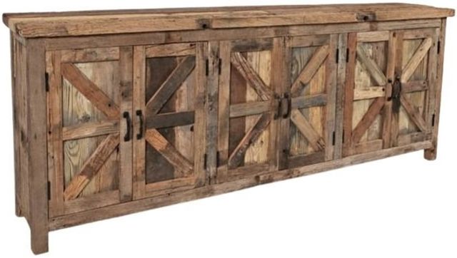 Jofran Inc. Eden Prairie Reclaimed 6-Door Accent Cabinet-0