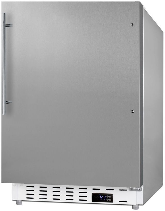 Summit® 3.5 Cu. Ft. Stainless Steel Under The Counter Refrigerator-3