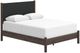 Signature Design by Ashley® Cadmori Black/Brown Queen Upholstered Panel Bed-1