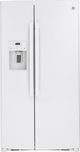 GE® 25.1 Cu. Ft. White Side-By-Side Refrigerator-0