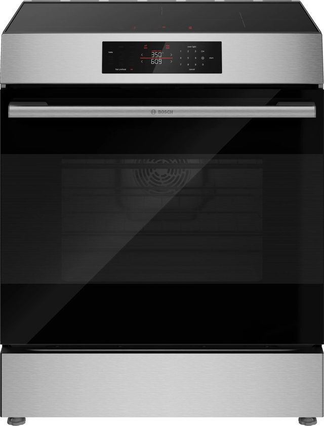 Bosch 300 Series 30" Stainless Steel Freestanding Induction Range-0