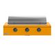 Caliber™ Rockwell Social 48" 3-Burner Saffron Built-In Natural Gas Grill with Pewter Hardware-1