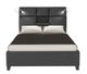 Bernards Calypso Music Black King Panel Bed with Bluetooth-1