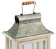 A & B Home Evelyn 2-Piece Gray/White Enclosed Lantern with Handle and Drawer Set-4