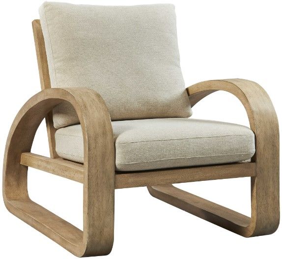 Uttermost® Barbora Airy Fawn Accent Chair-0