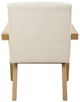 Uttermost® Blakely Oak/Snow Dining Arm Chair-5