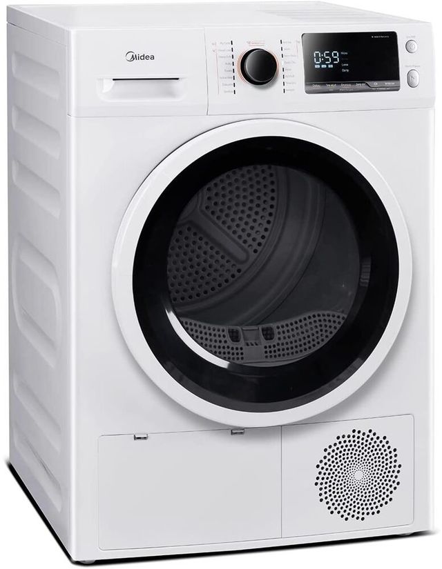 Midea® 4.4 Cu. Ft. White Front Load Ventless Electric Dryer-0