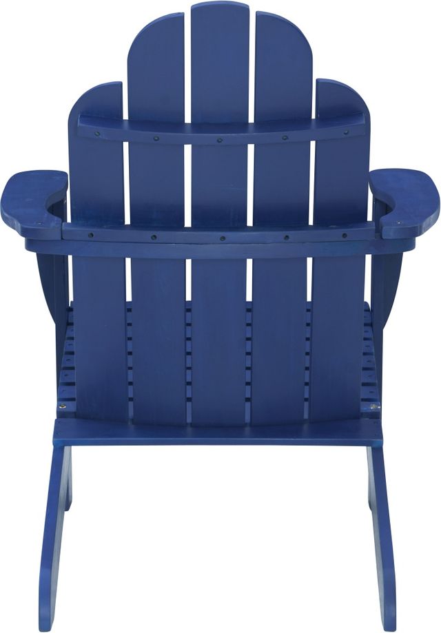 Linon Adirondack Blue Wooden Outdoor Chair-3