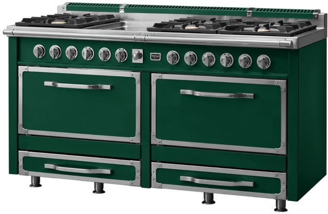 Viking® Tuscany 66” Ivy Pro Style Dual Fuel Range with Griddle-2