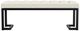 Coaster® Mesa Vanilla Boucle Upholstered Accent Bench-1