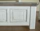 International Furniture Direct Luna Two-Tone Ivory King Platform Bed Footboard with Rails-4