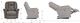 La-Z-Boy® Jasper Pebble Power Rocking Recliner with Headrest and Lumbar-2
