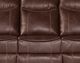 Hughes Furniture® 8692 Propaganda Rust Manual Reclining Sofa-1